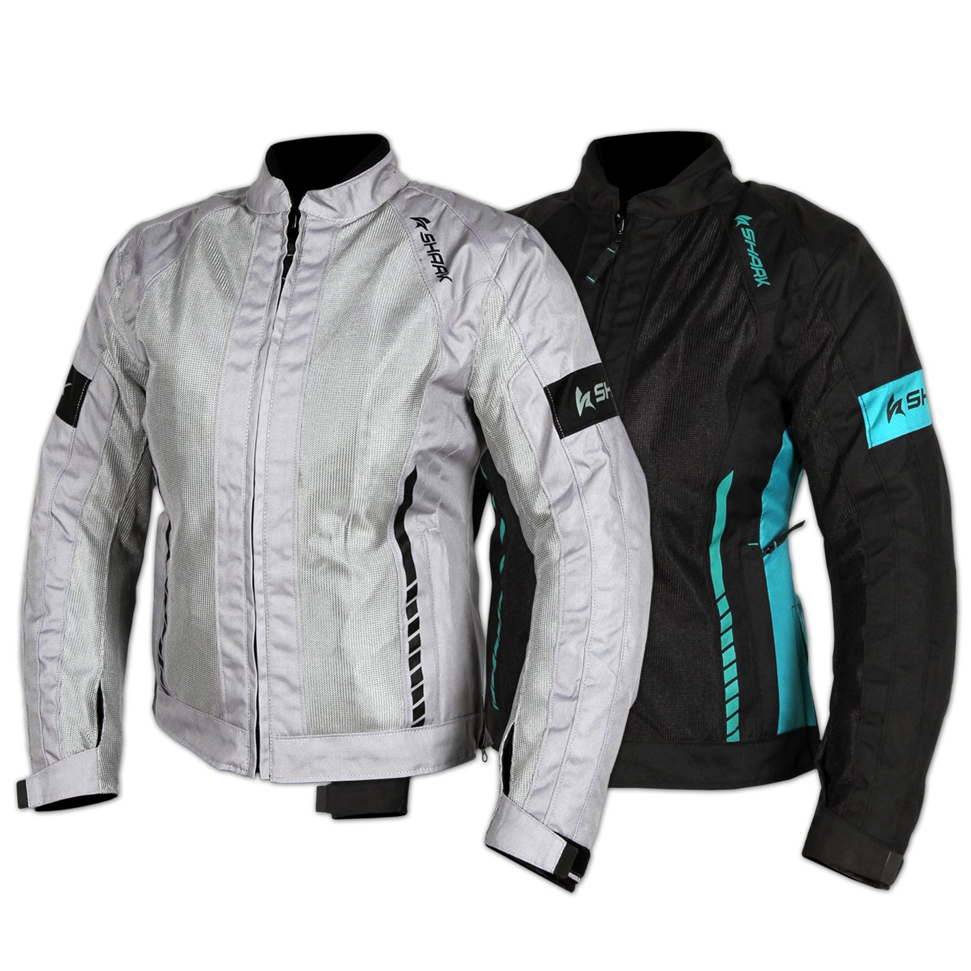 Shark Ladies Aired Jacket [Black/Teal - 12]